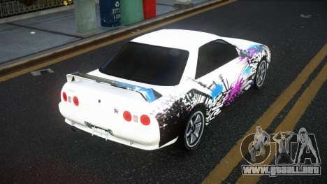 Nissan Skyline R32 Xislesam S8 para GTA 4