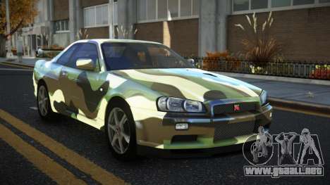 Nissan Skyline R34 Terjam S11 para GTA 4