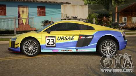 Audi R8 LMS Ronchan para GTA San Andreas