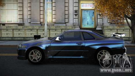 Nissan Skyline R34 Terjam S3 para GTA 4
