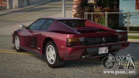 Ferrari Testarossa Anielse para GTA San Andreas