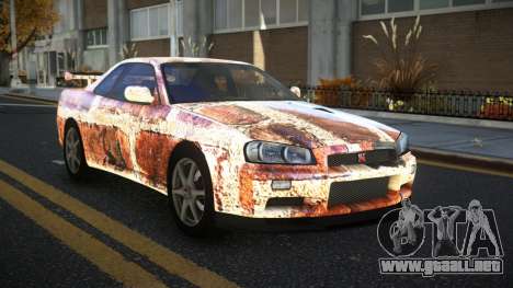 Nissan Skyline R34 Terjam S6 para GTA 4