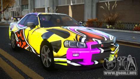 Nissan Skyline R34 Terjam S10 para GTA 4