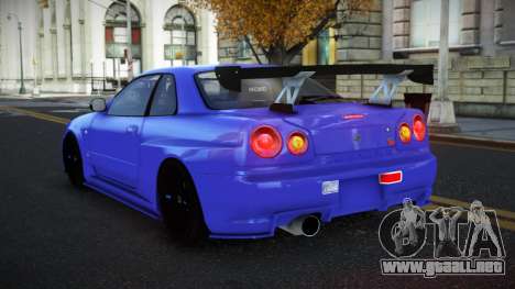 Nissan Skyline R34 Aniz para GTA 4