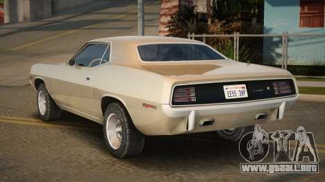 Plymouth Cuda Luberlor para GTA San Andreas
