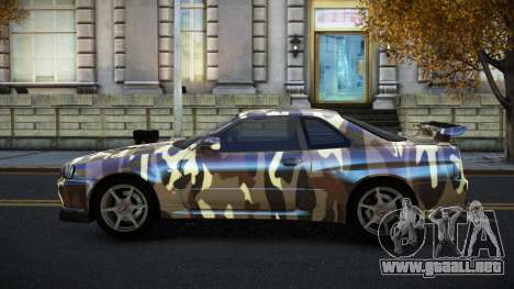 Nissan Skyline R34 Terjam S7 para GTA 4
