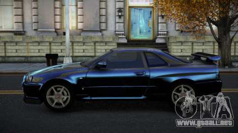 Nissan Skyline R34 Terjam S5 para GTA 4