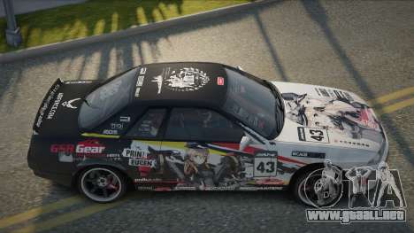 Nissan Skyline R32 Carlie para GTA San Andreas