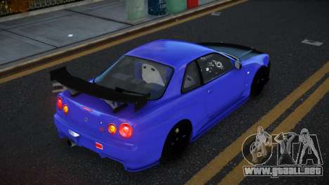 Nissan Skyline R34 Aniz para GTA 4
