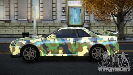 Nissan Skyline R34 Terjam S12 para GTA 4