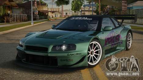 Nissan Skyline R34 GT-R Serian para GTA San Andreas