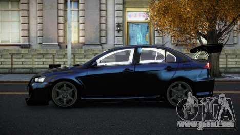 Mitsubishi Lancer Evolution X Xacam para GTA 4