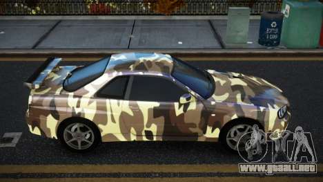 Nissan Skyline R34 Terjam S7 para GTA 4