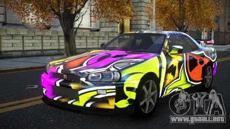 Nissan Skyline R34 Terjam S10 para GTA 4
