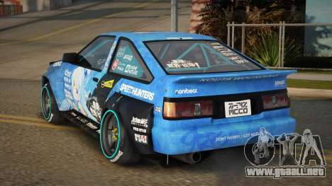 Toyota AE86 Audria para GTA San Andreas