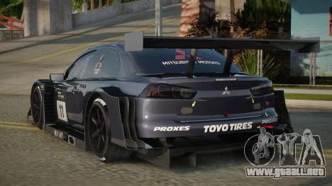 Mitsubishi Lancer Evolution X G-Sport para GTA San Andreas
