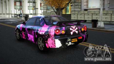 Nissan Skyline R34 Terjam S13 para GTA 4