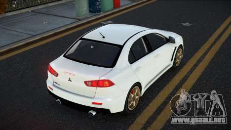 Mitsubishi Lancer Evolution X Yurit para GTA 4