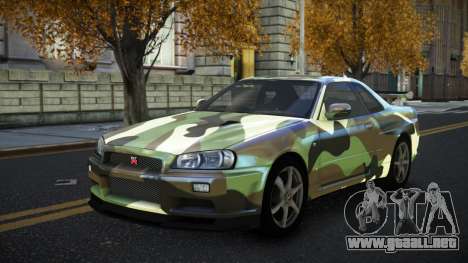 Nissan Skyline R34 Terjam S11 para GTA 4