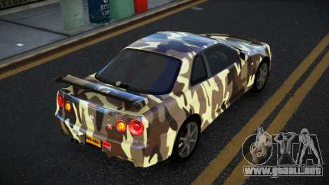 Nissan Skyline R34 Terjam S7 para GTA 4