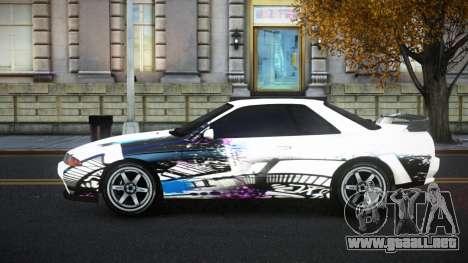 Nissan Skyline R32 Xislesam S8 para GTA 4