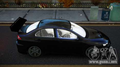 Mitsubishi Lancer Evolution X Xacam para GTA 4