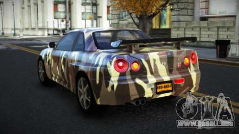 Nissan Skyline R34 Terjam S7 para GTA 4