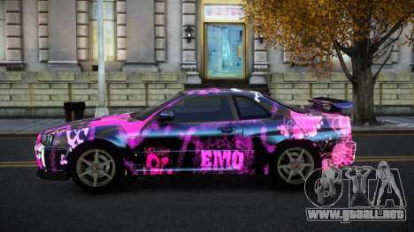 Nissan Skyline R34 Terjam S13 para GTA 4