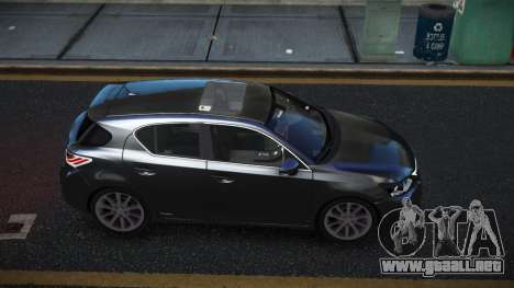 Lexus CT200H Bawcono para GTA 4