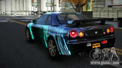 Nissan Skyline R34 Terjam S1 para GTA 4