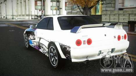 Nissan Skyline R32 Xislesam S8 para GTA 4