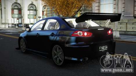 Mitsubishi Lancer Evolution X Xacam para GTA 4