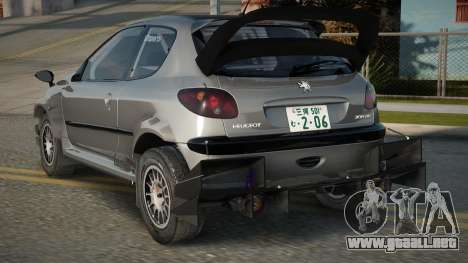 Peugeot 206 Ansama para GTA San Andreas