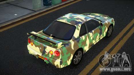 Nissan Skyline R34 Terjam S12 para GTA 4