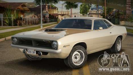 Plymouth Cuda Luberlor para GTA San Andreas
