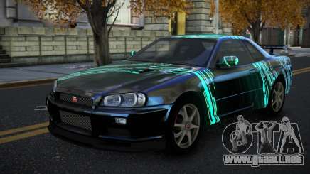 Nissan Skyline R34 Terjam S1 para GTA 4