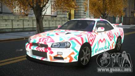 Nissan Skyline R34 Terjam S8 para GTA 4