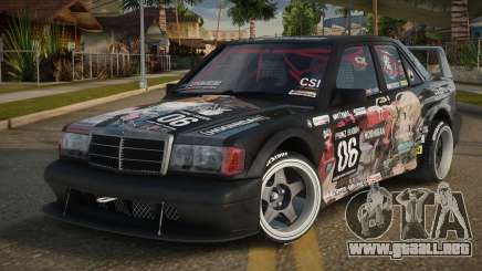Mercedes-Benz 190E Dalie para GTA San Andreas