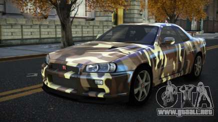 Nissan Skyline R34 Terjam S7 para GTA 4