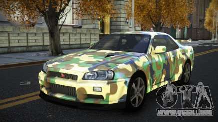 Nissan Skyline R34 Terjam S12 para GTA 4