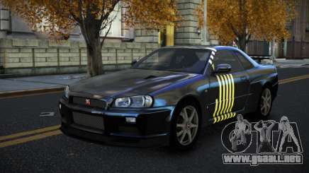 Nissan Skyline R34 Terjam S2 para GTA 4