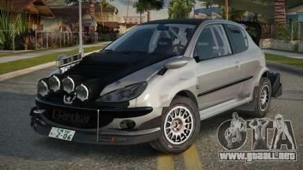 Peugeot 206 Ansama para GTA San Andreas