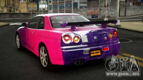 Nissan Skyline R34 Nalyntiny S8 para GTA 4