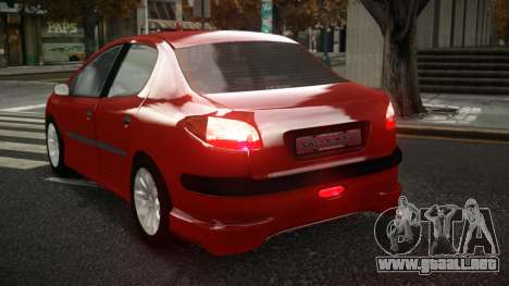 Peugeot 206 Wulcobo para GTA 4