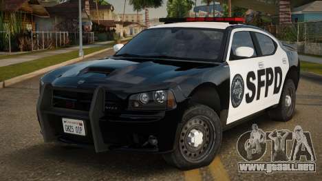 Dodge Charger SRT SFPD para GTA San Andreas