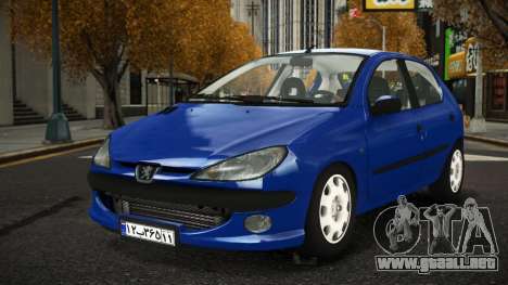 Peugeot 206 Hazopoj para GTA 4