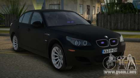 BMW M5 E60 Masah para GTA San Andreas