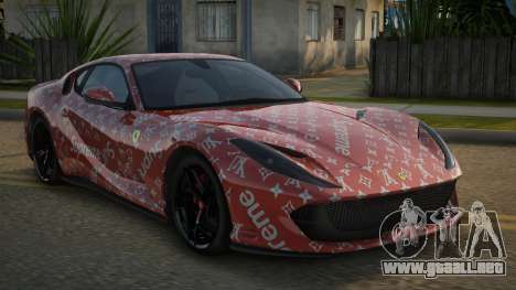 Ferrari 812 Baspatva para GTA San Andreas