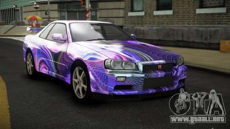 Nissan Skyline R34 Nalyntiny S11 para GTA 4