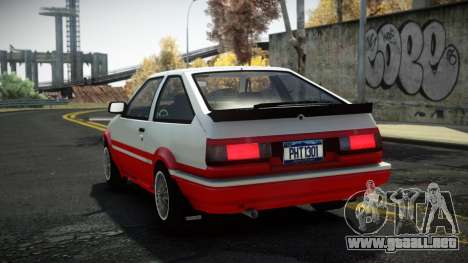 Toyota AE86 Fibe para GTA 4